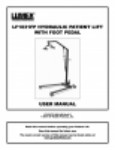 User Manual - LF1031FP-Hydraulic Lift