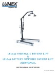 User Manual - LF1031 - LF1041-Hydraulic Lift